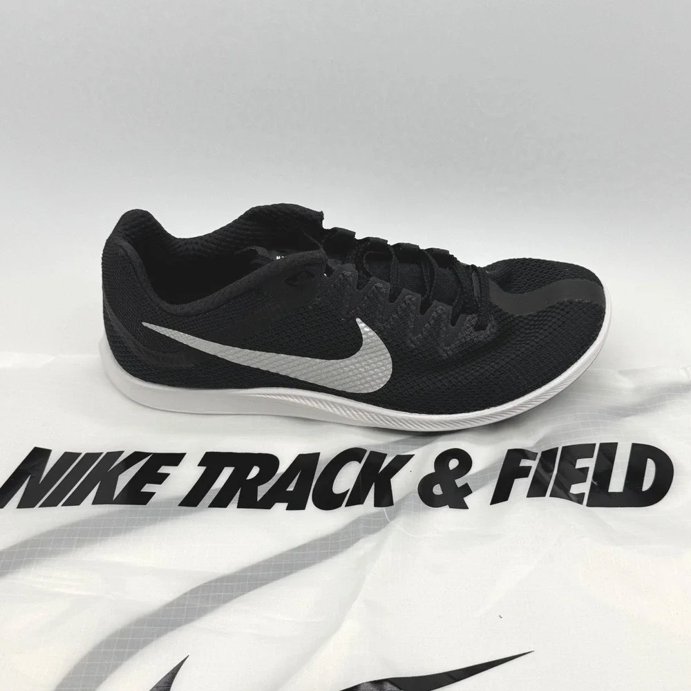 Nike Zoom Rival Track & Field Distance Black White Spikes DC8725-001 Men's Sz 10
